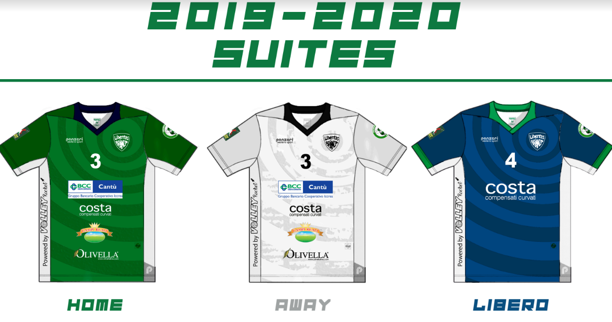 Pool Libertas Cantù ecco la nuova maglia per la nuova Serie A2