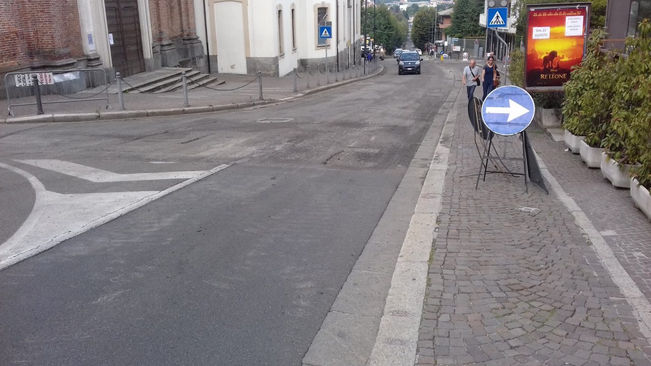 Lavori a Cantù da oggi in via Manzoni