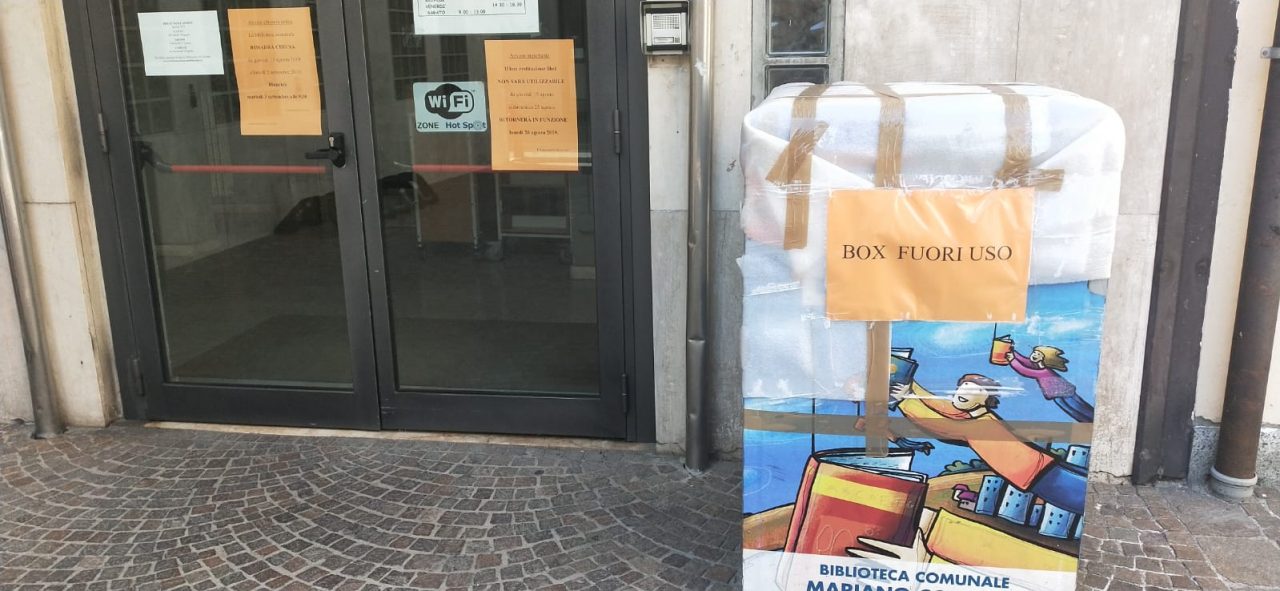 Biblioteca a Mariano: fuori uso il box per ritirare i libri