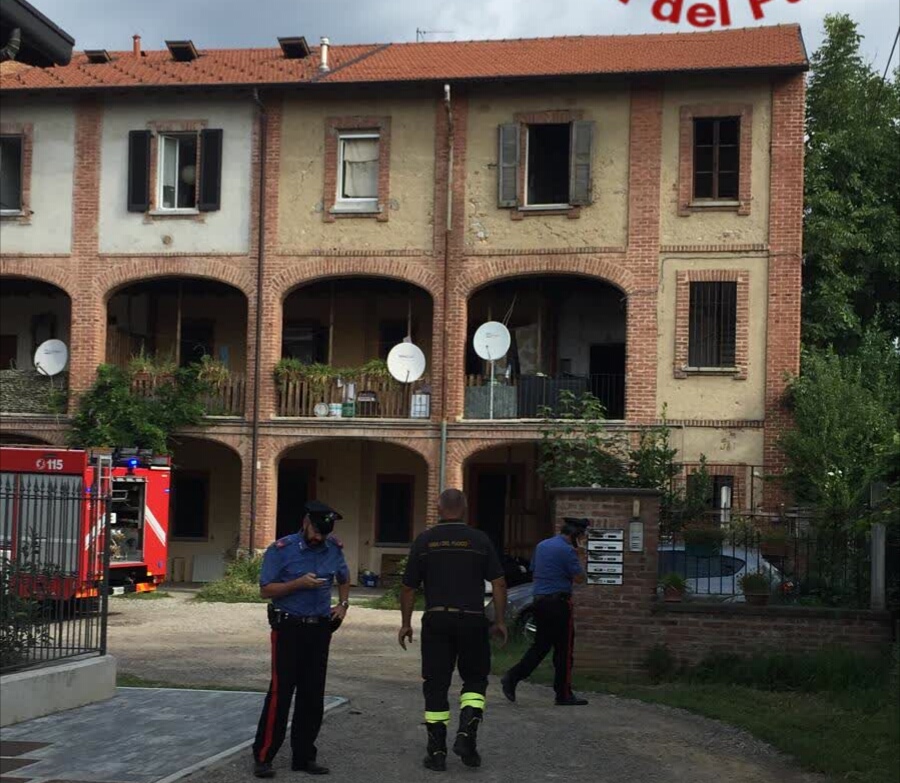 Incendio appartamento a Manera