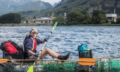 Dall'Adda al Mare Adriatico su una barca costruita con bottiglie di plastica