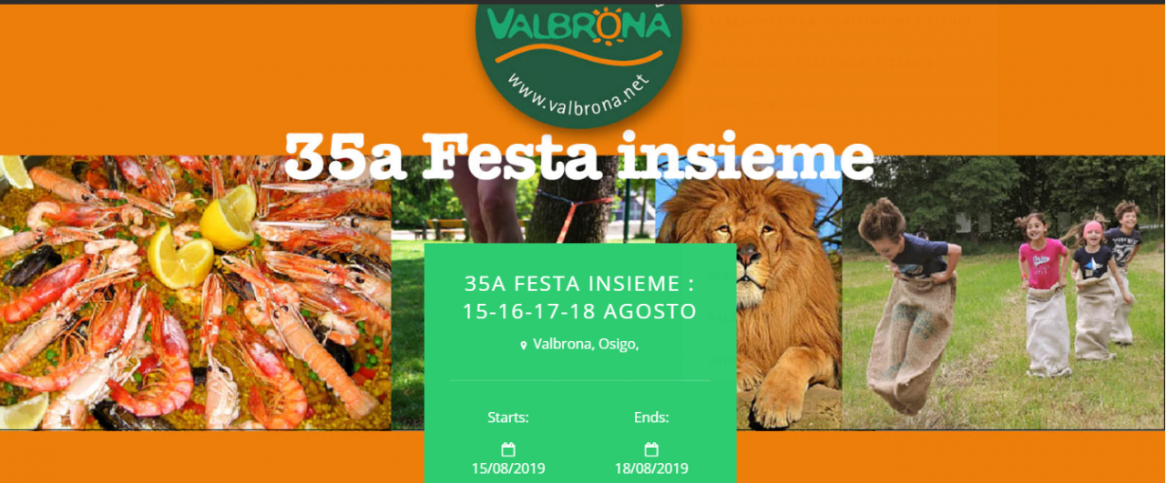 “Festa insieme” a Valbrona, oggi si chiude la 35esima edizione