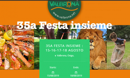 "Festa insieme" a Valbrona, oggi si chiude la 35esima edizione