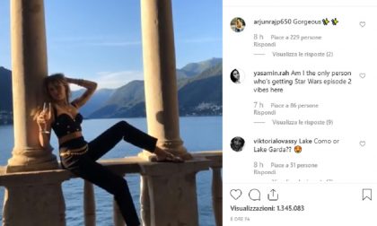 Miley Cyrus fa tappa sul Lago di Como e si scatena a Torno FOTO