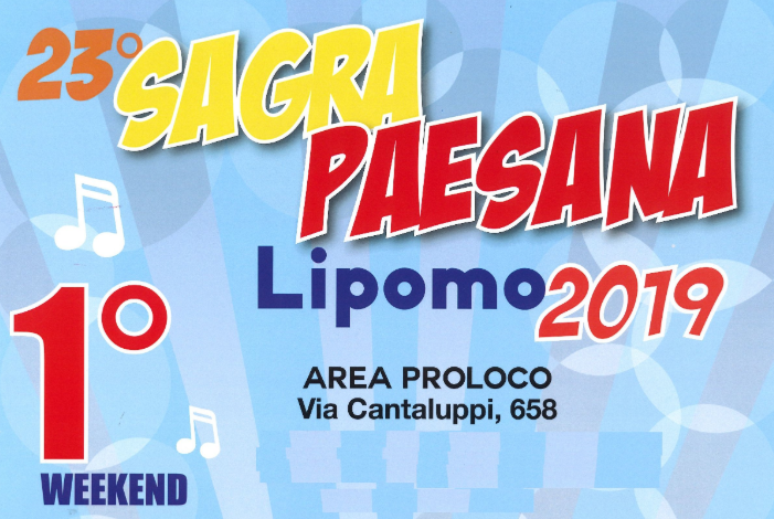 A Lipomo torna la Sagra paesana dal 24 agosto