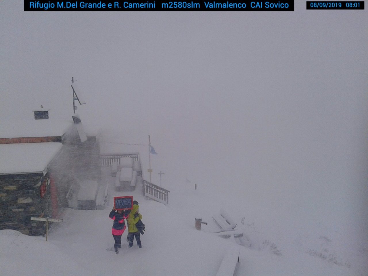 Boccata di neve per i ghiacciai, ma durerà poco