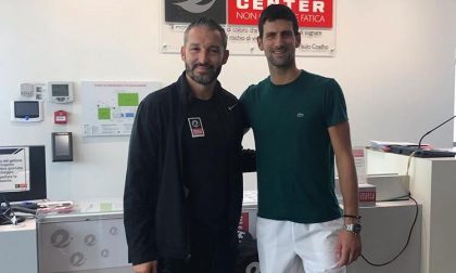 Novak Djokovic ospite all'Eracle di San Fermo