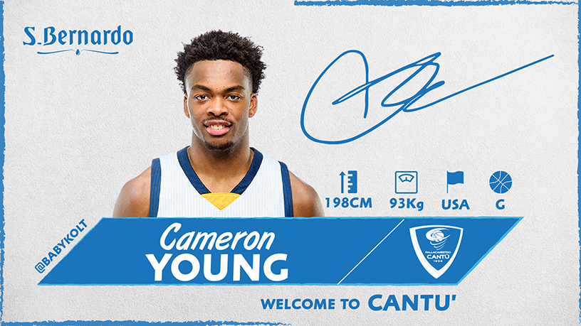 Pallacanestro Cantù ha ingaggiato la guardia Cameron Young