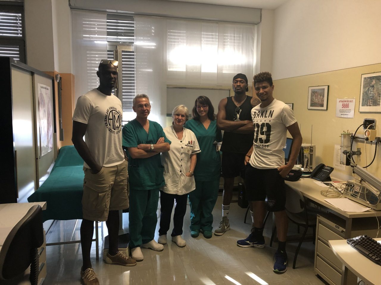 I campioni della Libertas Cantù in visita alla Asst Monza