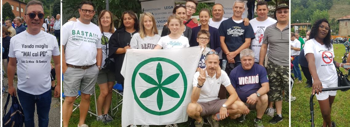 Il raduno di Pontida compatta il popolo leghista TUTTE LE FOTO