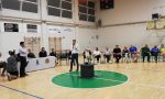 I campioni della Pallacanestro Cantù incontrano i tifosi a Figino Serenza FOTO