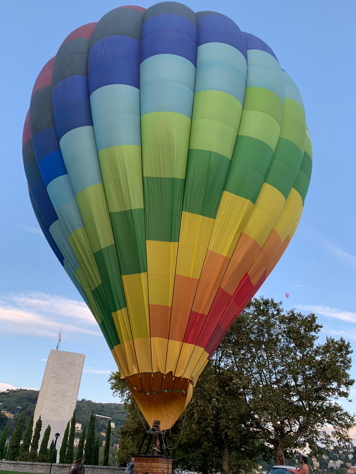 como panoramica, mongolfiera