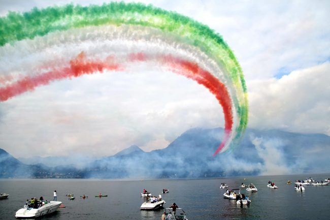 Frecce Tricolori sul Lago ECCO IL VIDEO