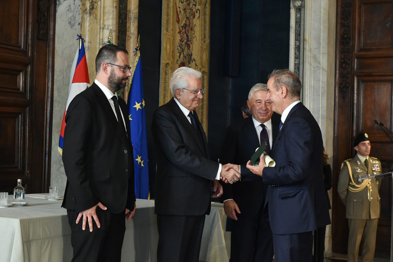 Cavalier Roberto Briccola incontra il Presidente Mattarella