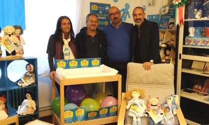 Inaugurata la postazione Baby Pit Stop UNICEF nel comasco