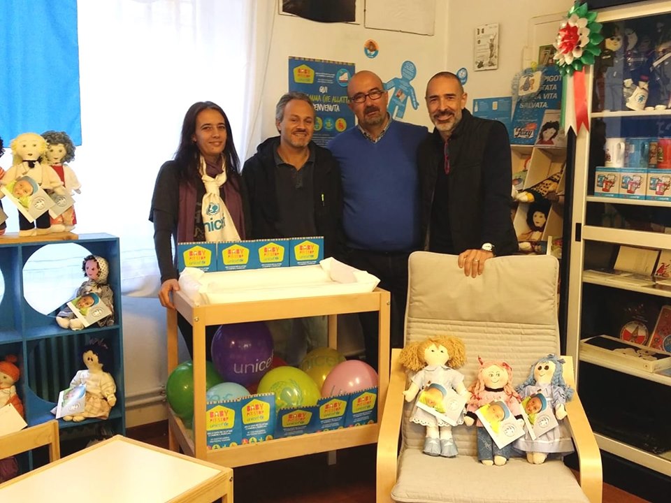 Inaugurata la postazione Baby Pit Stop UNICEF nel comasco