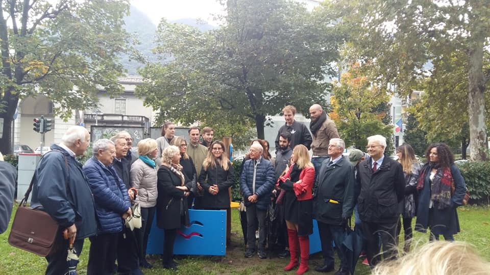 Inaugurato (sotto la pioggia) il parco inclusivo di viale Varese FOTO