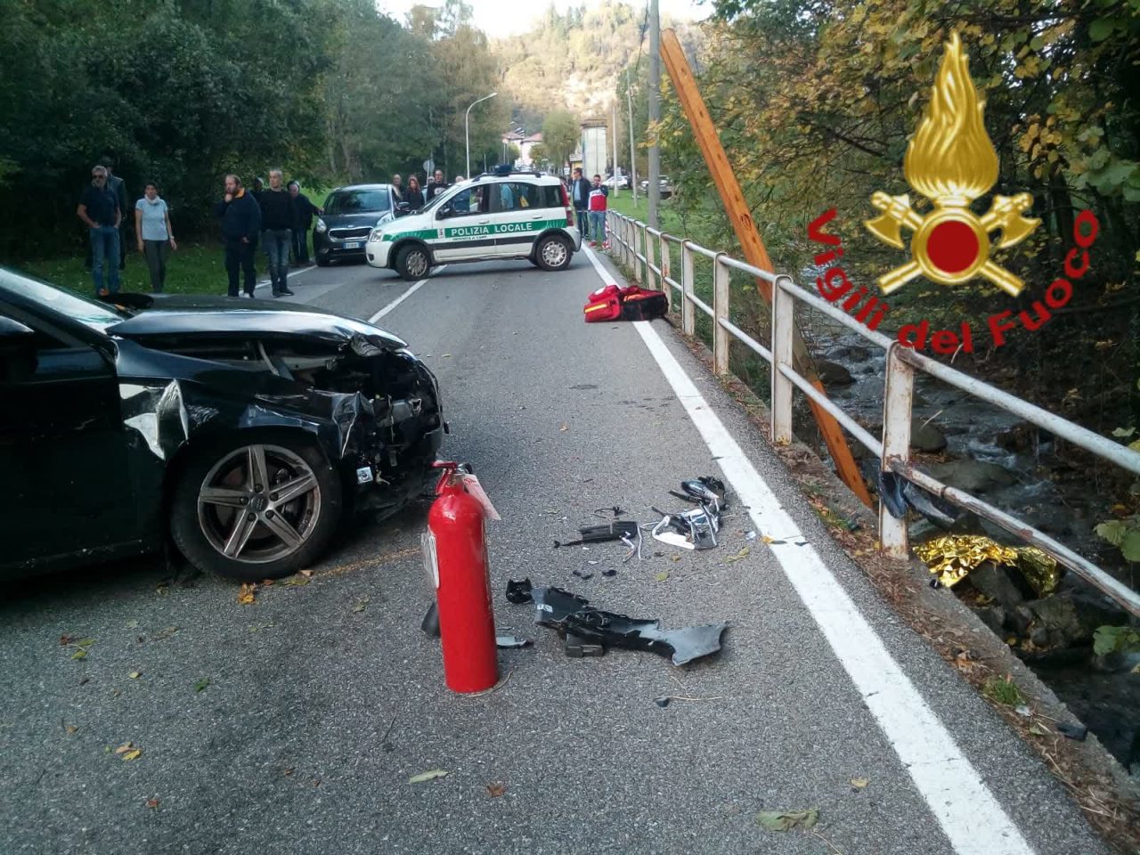 Padre e figlia investiti a Magreglio: le condizioni della donna