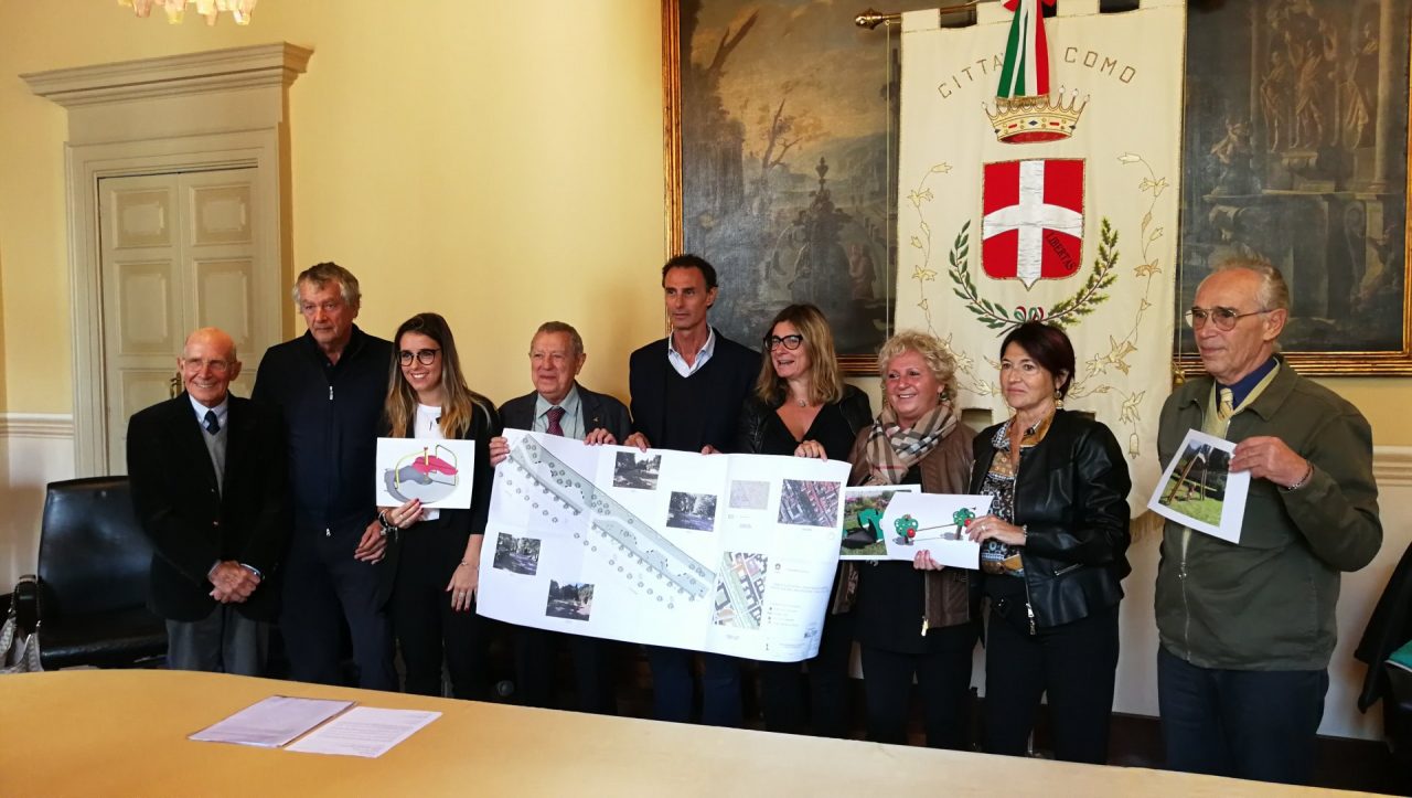 Parco giochi inclusivo in viale Varese grazie ai club di servizio