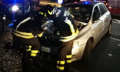 Vigili del fuoco in azione a Erba e Como questa notte FOTO