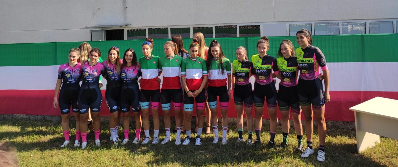 Tricolore cronosquadre Cadorago va sul podio