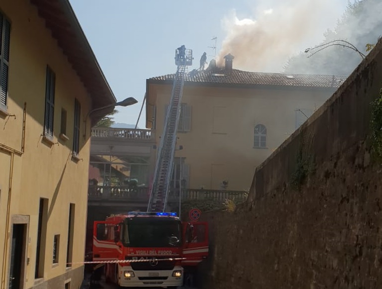 Ristorante va a fuoco, evacuata una coppia di sposi di Arosio
