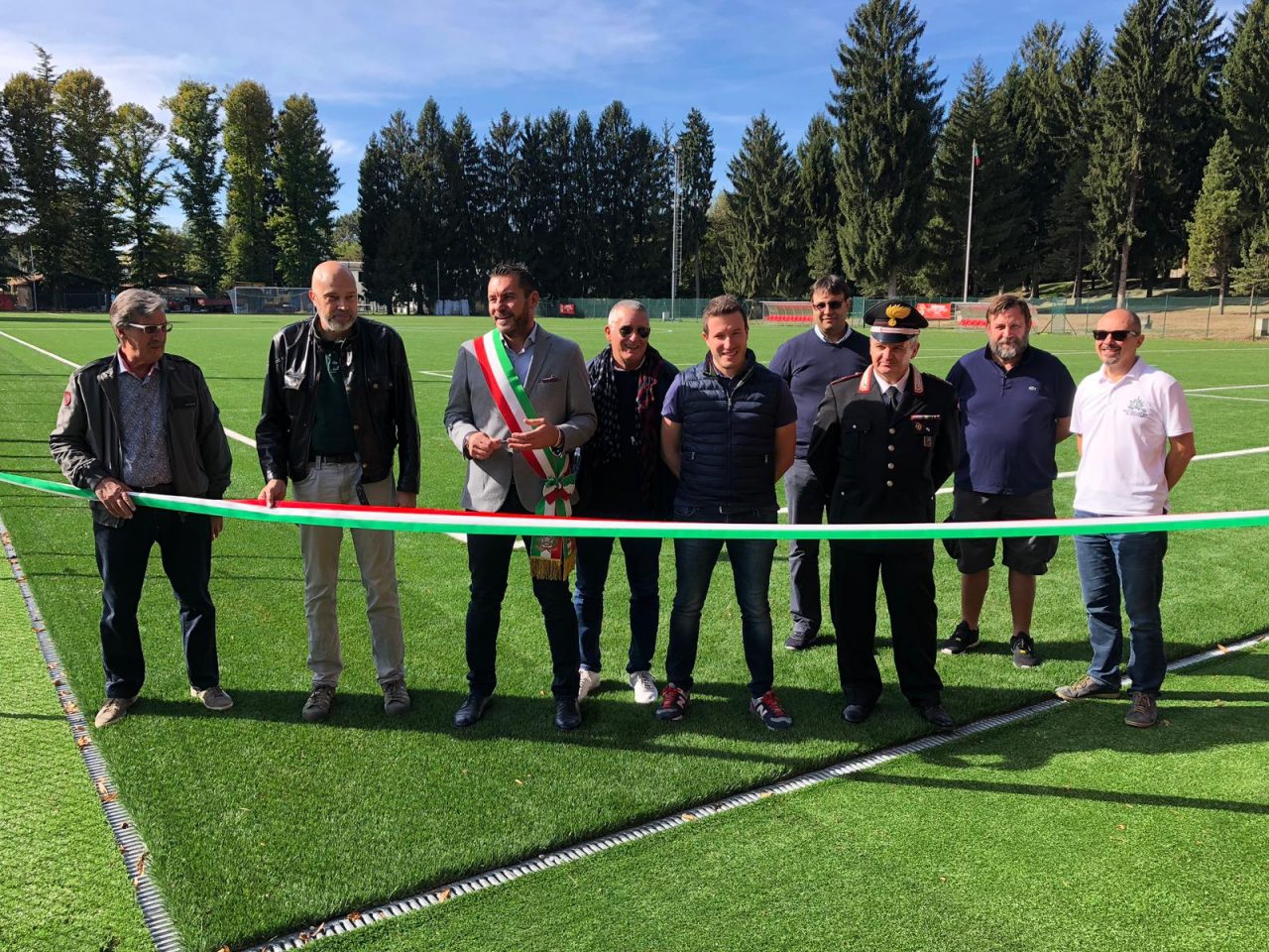 Inaugurato il nuovo campo sportivo di Olgiate Comasco VIDEO