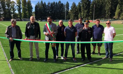 Inaugurato il nuovo campo sportivo di Olgiate Comasco VIDEO
