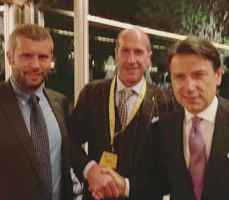 Giuseppe Conte al Forum di Coldiretti a Cernobbio