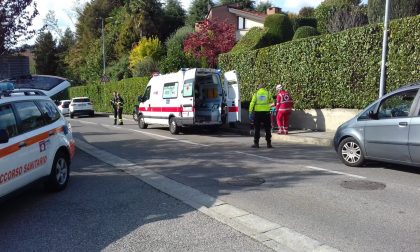 Incidente a Cantù scontro tra un'auto e un furgone