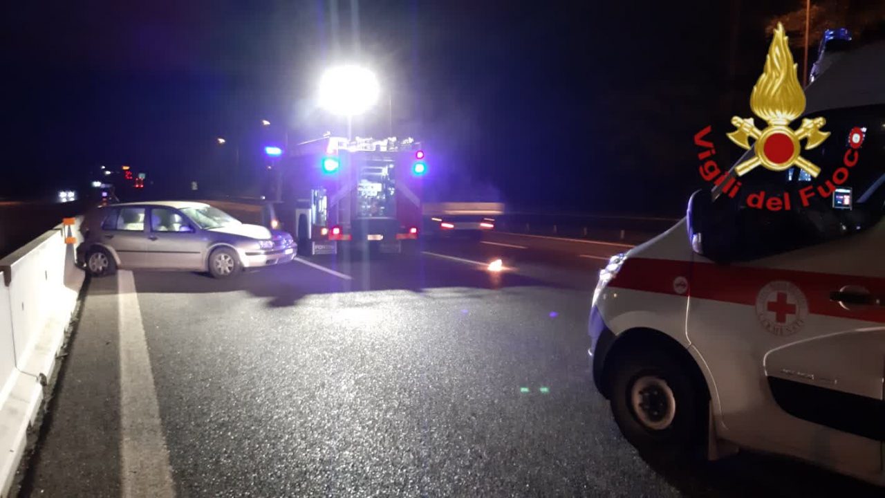 Incidente a Como e in autostrada SIRENE DI NOTTE