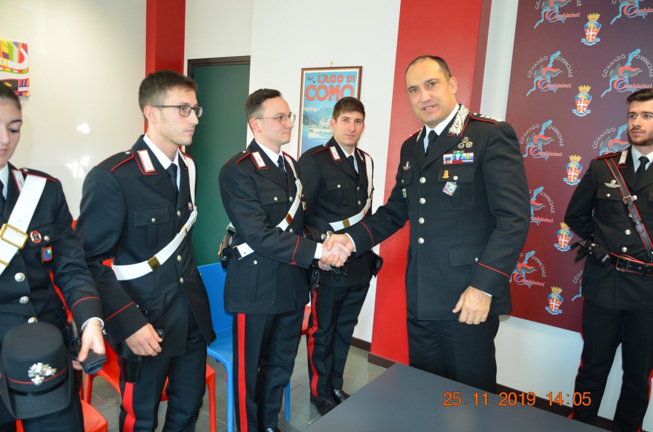 Arrivano nove nuovi Carabinieri nel Comasco. C’è anche una donna
