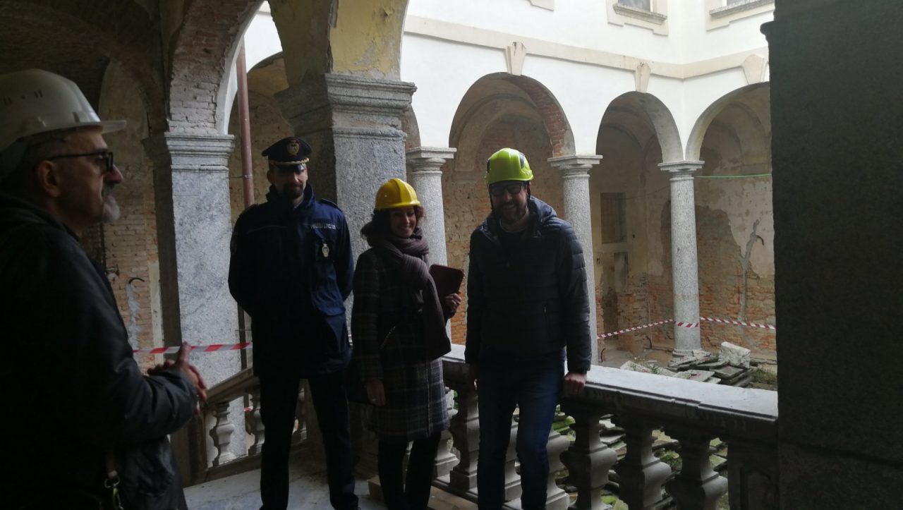Riparte il cantiere al monastero delle Benedettine: un anno per diventare il comando della Locale VIDEO
