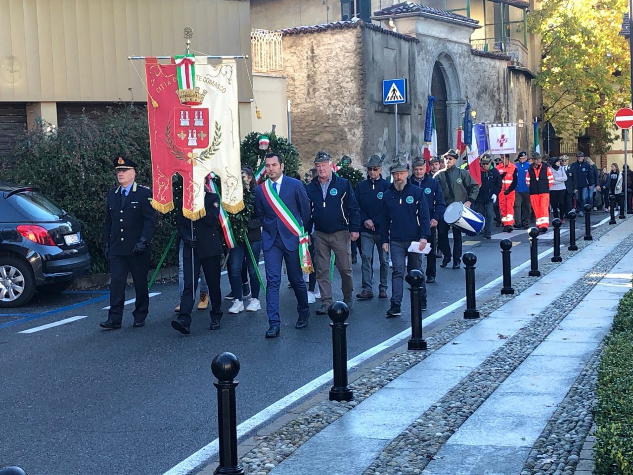 IV Novembre, l’appello del sindaco, l’omaggio ai Caduti e il ricordo di Ernesto Maltecca FOTO e VIDEO