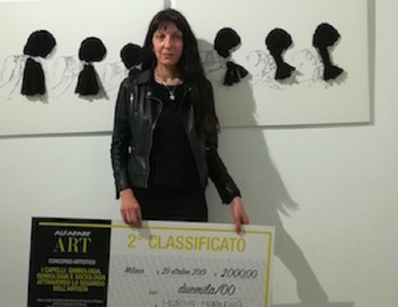 La comasca d’adozione Mariya Marinova vince il secondo premio del concorso artistico di Alfaparf