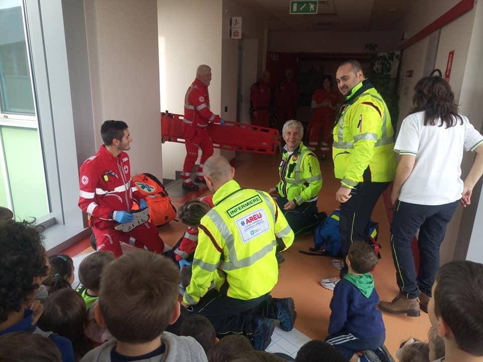 L’asilo di Bulgarograsso in visita alla centrale del 118