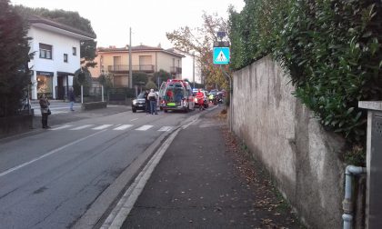 Incidente a Cantù soccorso un motociclista 18enne