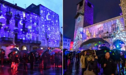 Le luminarie natalizie accendono la rivalità tra Lecco e Como FOTO e VIDEO