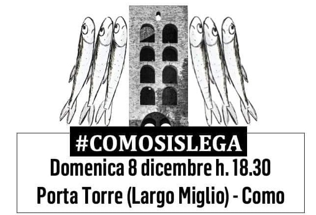 Le Sardine arrivano a Como ma la scelta dell’8 dicembre crea polemiche