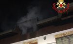 Incendio ad Alzate Brianza in nottata FOTO