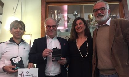 Gianni Clerici presidente onorario del “Club delle Balette”: ieri la cerimonia a Villa Olmo