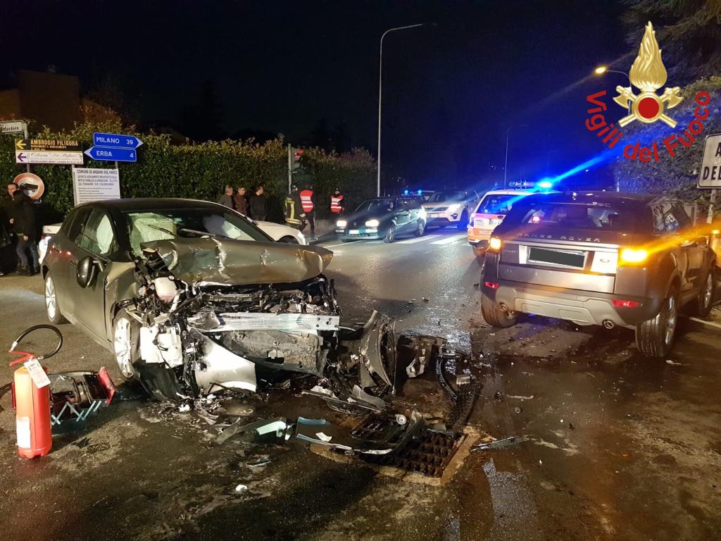 Due incidenti: feriti in autostrada a Lomazzo e ad Anzano del Parco