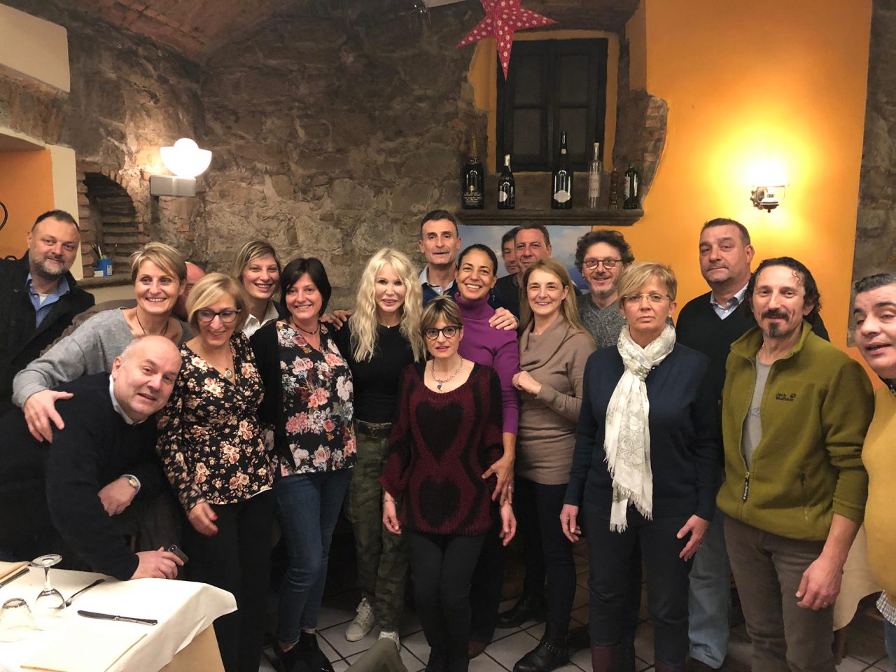 Ivana Spagna alla cena dei coscritti di Grandate