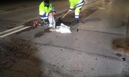Maltempo ancora danni: a Mariano al lavoro per riparare le strade danneggiate