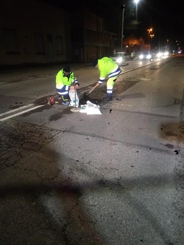 Maltempo ancora danni: a Mariano al lavoro per riparare le strade danneggiate