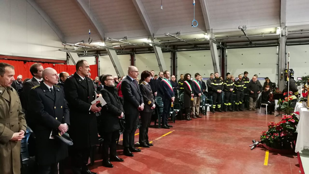 I Vigili del Fuoco festeggiano Santa Barbara: “La nostra caserma in dialogo aperto con la città” FOTO E VIDEO