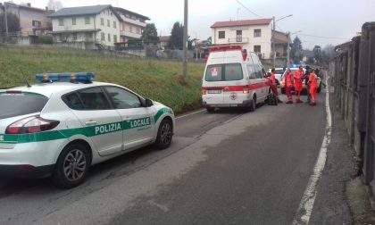 Incidente a Cantù soccorsa una donna