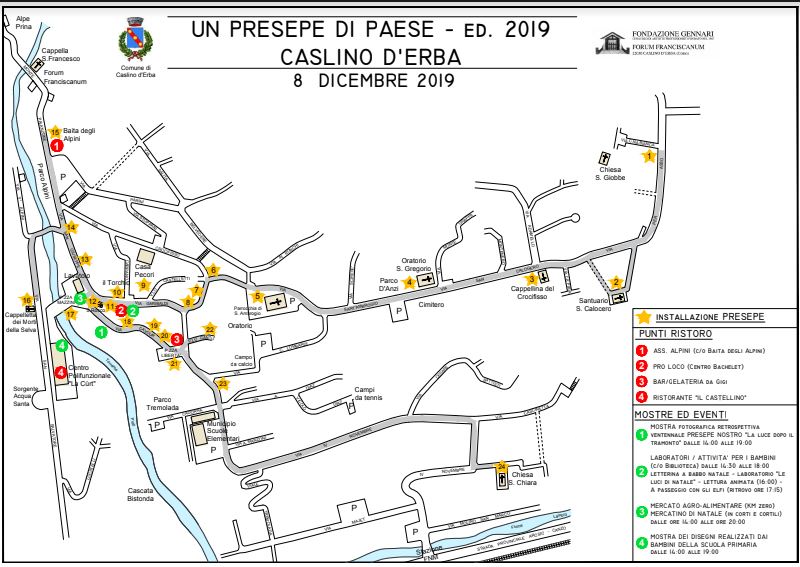 Caslino sarà un paese presepe