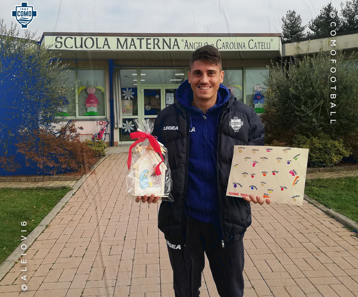 Alessio Iovine all’asilo Catelli di Lurate Caccivio