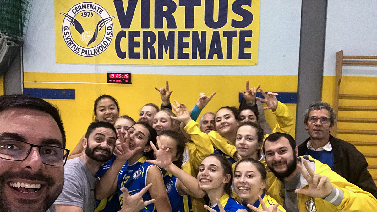 Virtus Cermenate batte per 3 set a 0 La San Giorgio Lurago Rossa